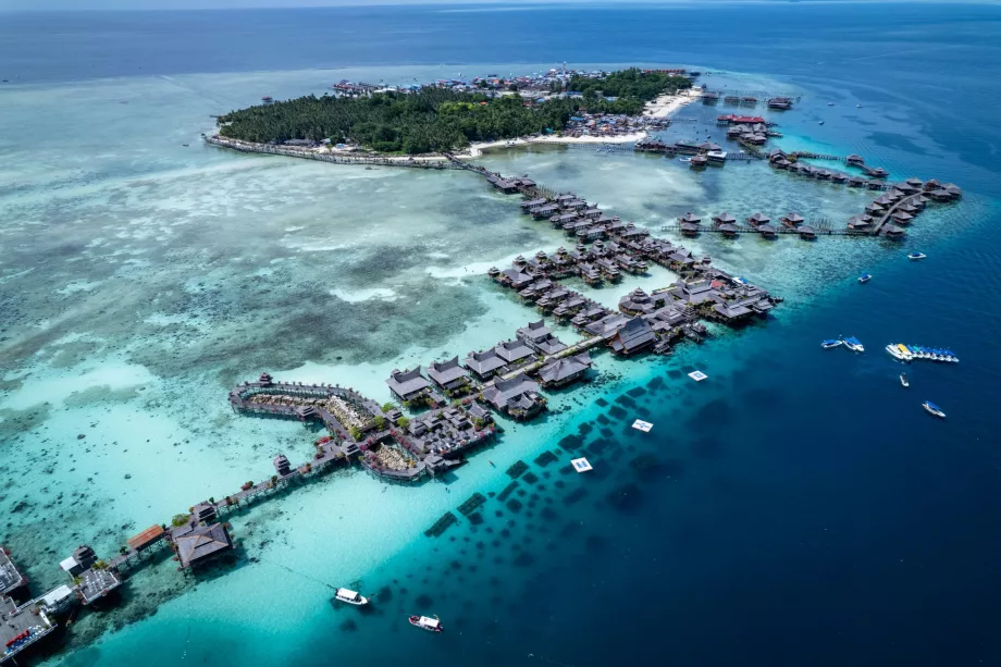 Insel Mabul, Sabah, Borneo