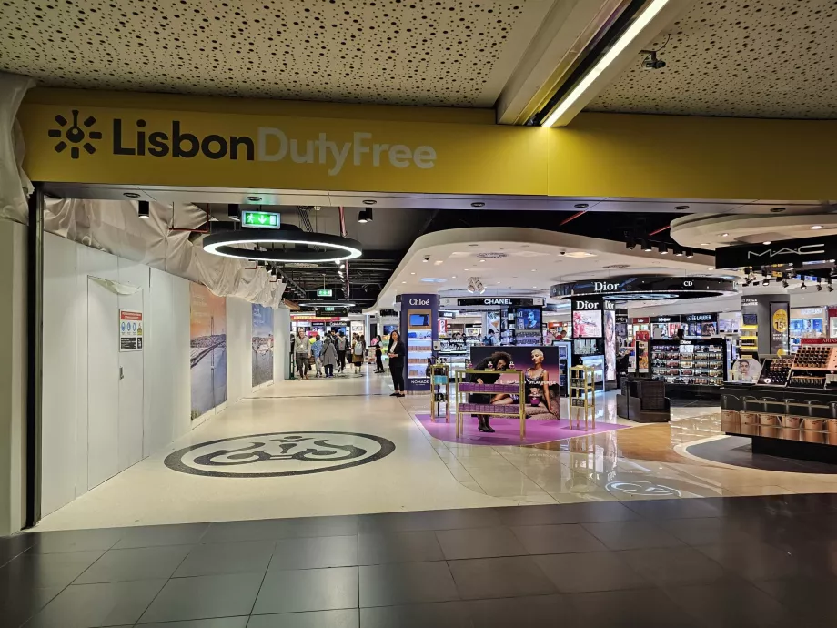 Duty Free, Flughafen Lissabon