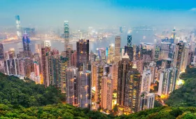 Victoria peak - view of Hong Kong