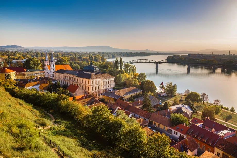 Blick auf Ostřihom