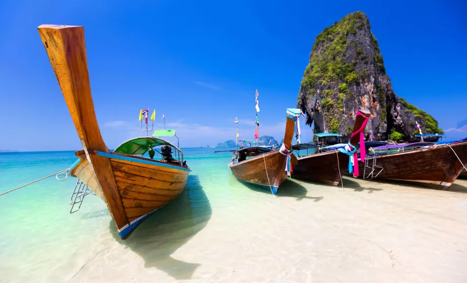 Boote nach Krabi