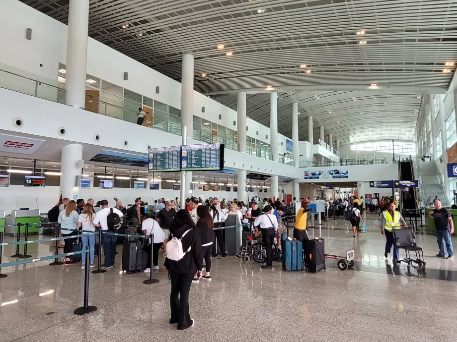 ANU Airport Departure Hall