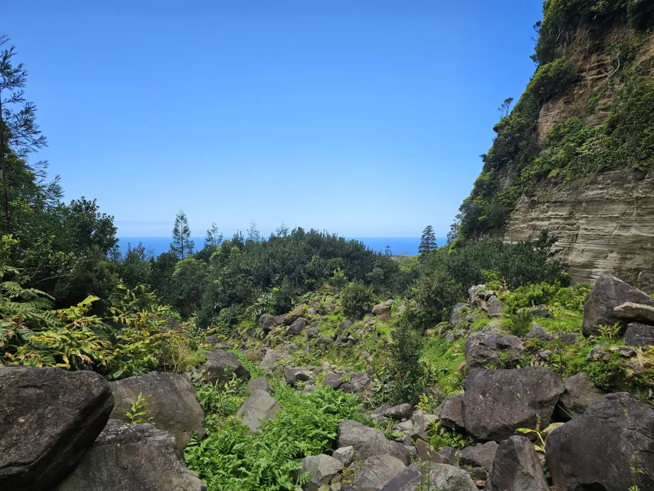 Der Weg zur Cascata da Ribeira Grande