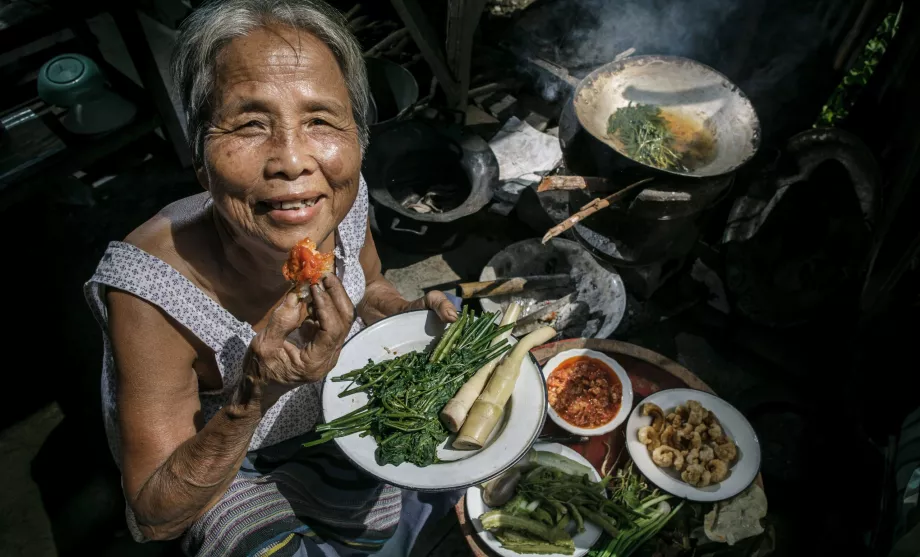 Thailändische Großmutter