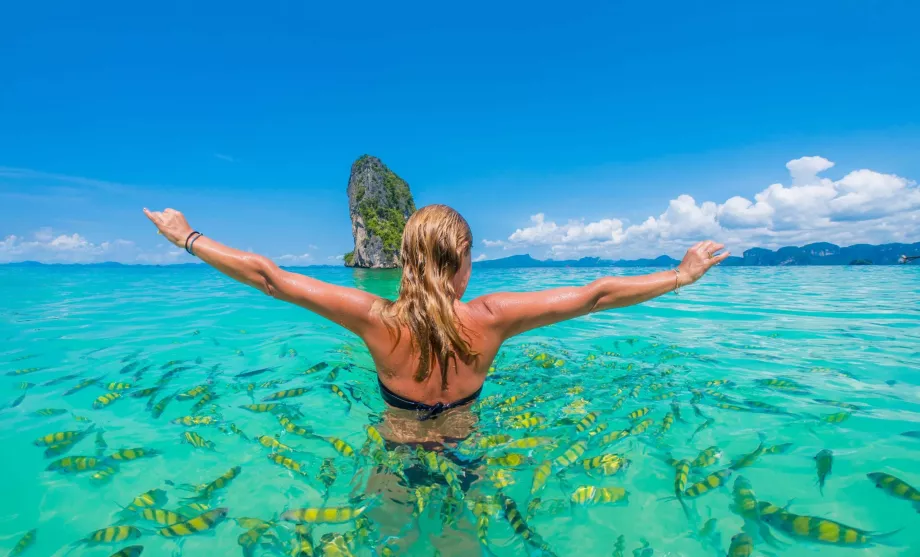 Schwimmen in Thailand