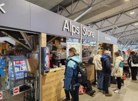 Alps Store, departure hall, CMF Airport