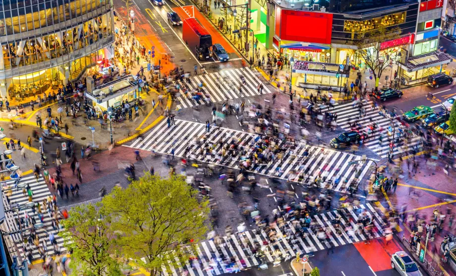 Kreuzungen in Tokio