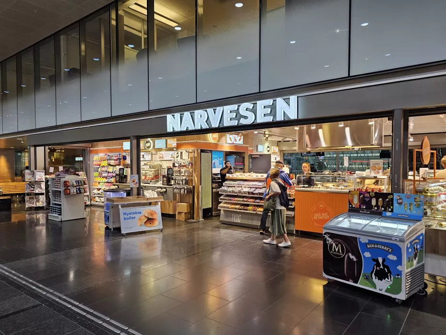 Narvesen Food, Ankunftshalle