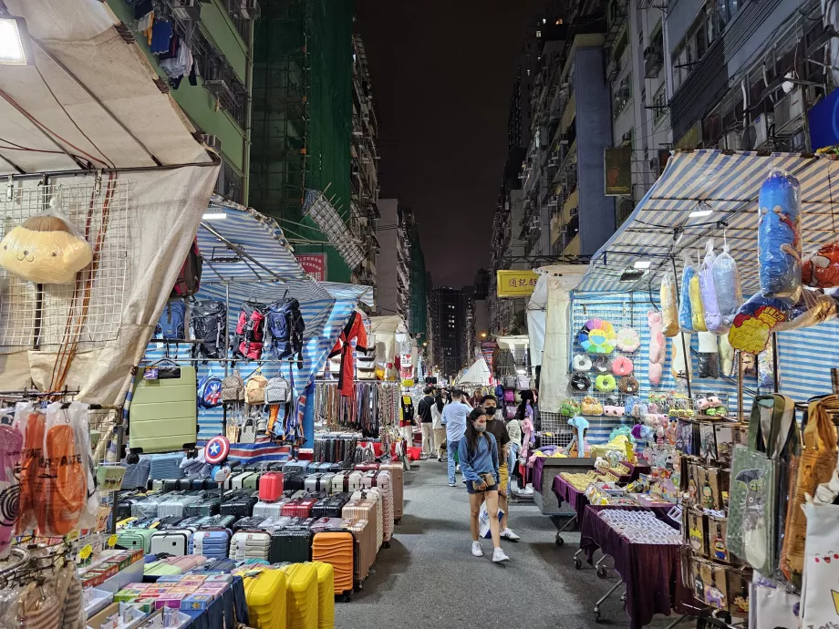 Mong Kok, Nachtmarkt