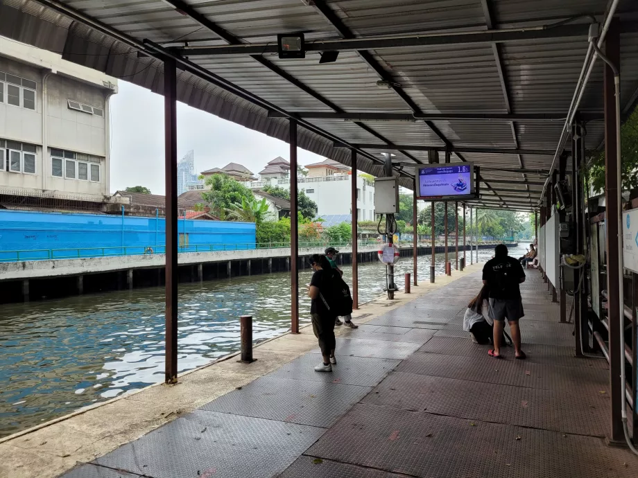 Anlegestellen auf der "Wasser-Bus"-Route