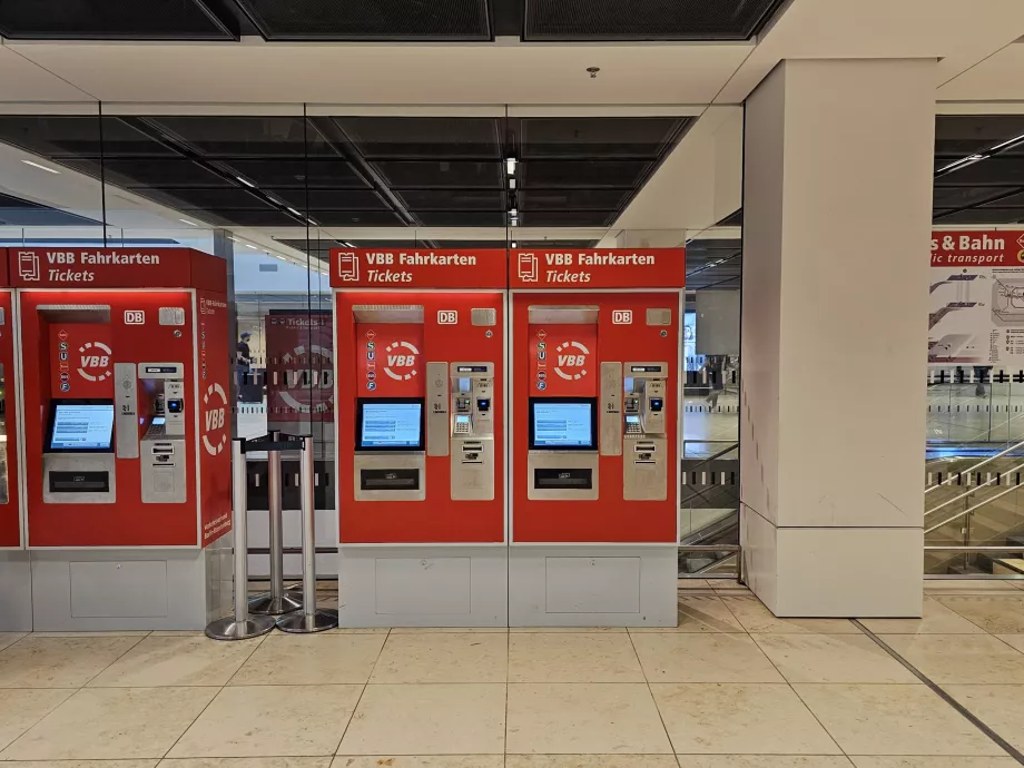 Train ticket machines