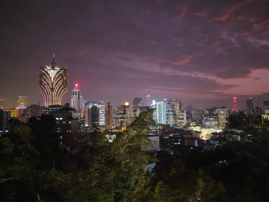 Nachtansicht von Macau