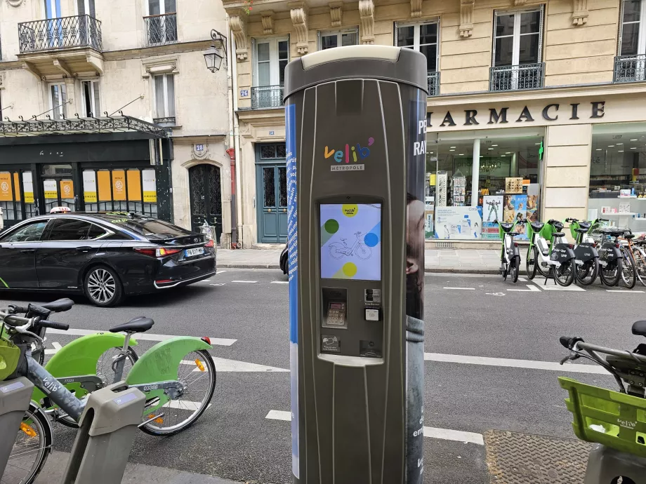 Bezahlstation für Bike-Sharing