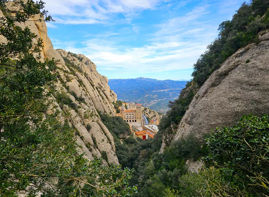 Ansicht des Klosters Montserrat