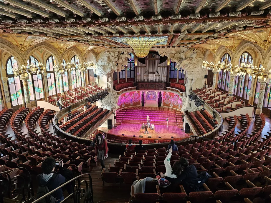 Palau de la Música Catalana, innen