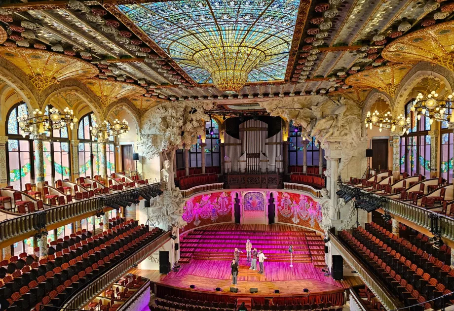 Palau de la Música Catalana, innen