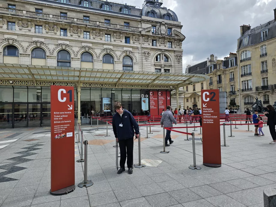 Eintritt in das Orsay-Museum