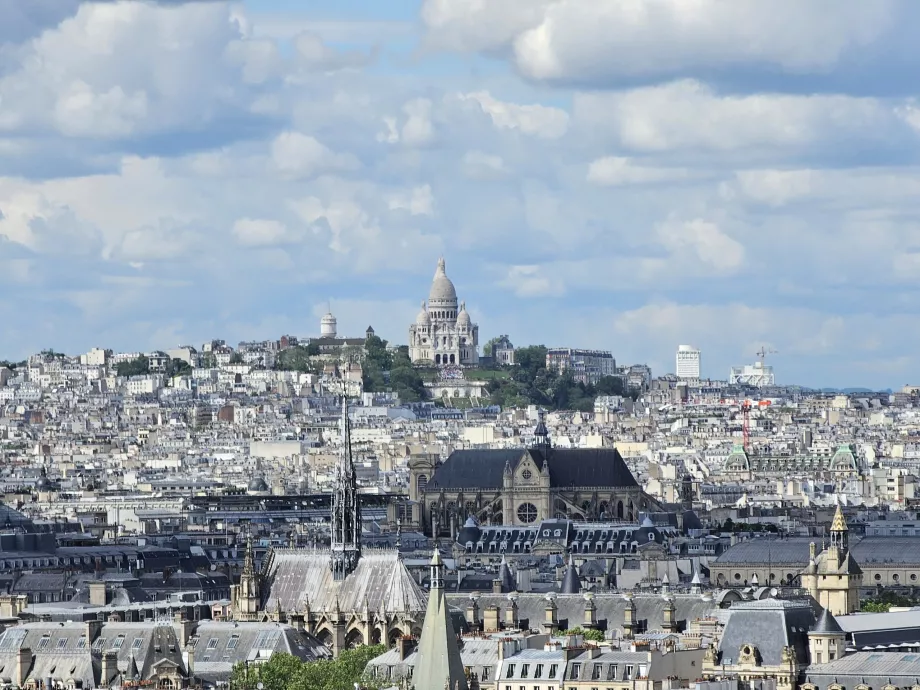 Blick auf Montmartre vom Pantheon aus