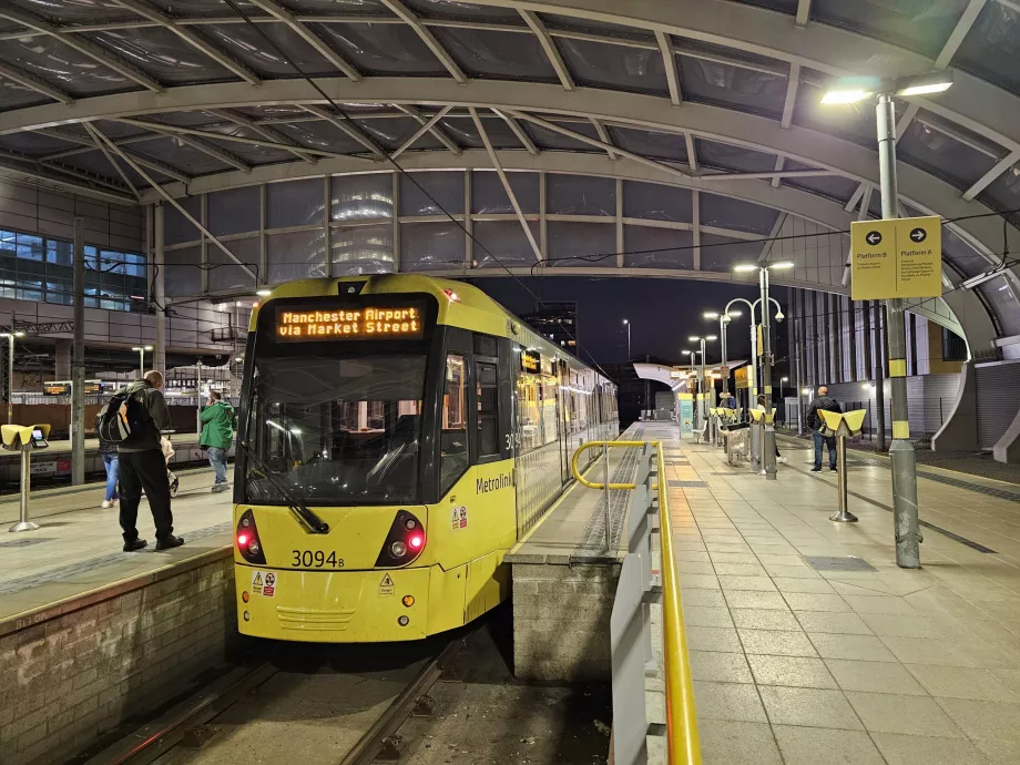 Tram to the airport, MAN