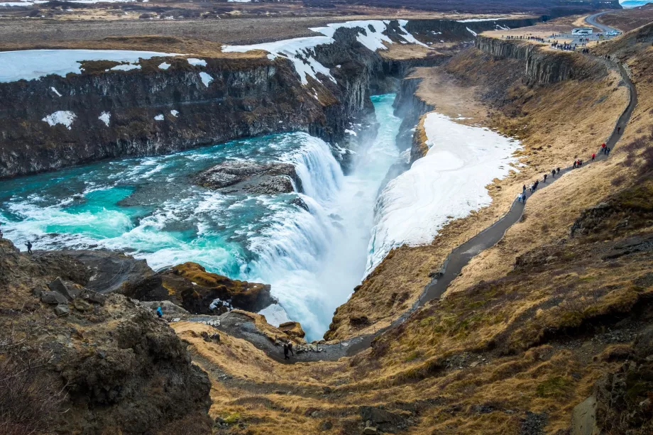 Aussichtspunkt Gullfoss