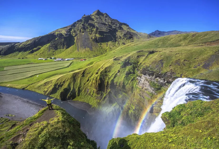 Berg am Skogafoss