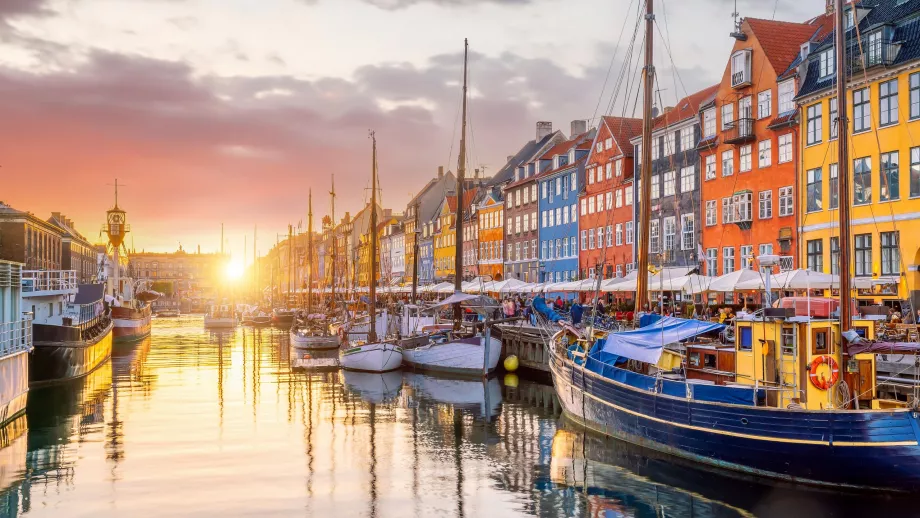 Sonnenuntergang Nyhavn