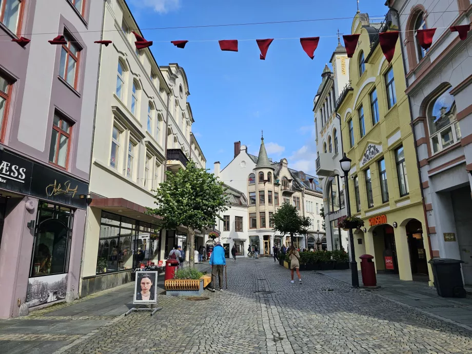 Das Zentrum von Alesund