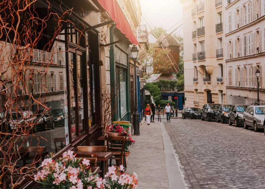 Die Straßen von Montmartre