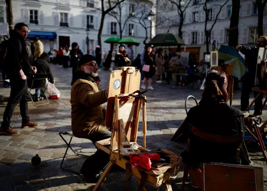 Künstler in Montmartre