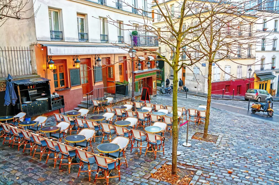 Café auf dem Montmartre