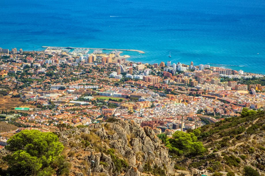 Blick auf Benalmadena von Calmaorro aus