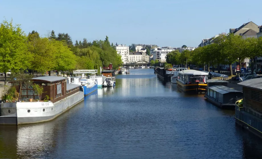 Kanäle in Nantes