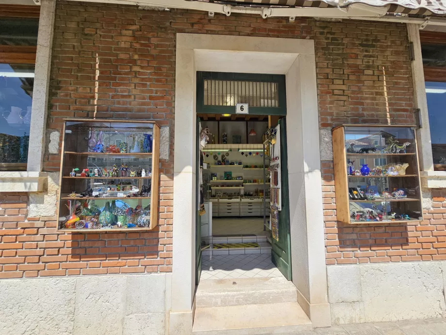 Glasgeschäft, Murano