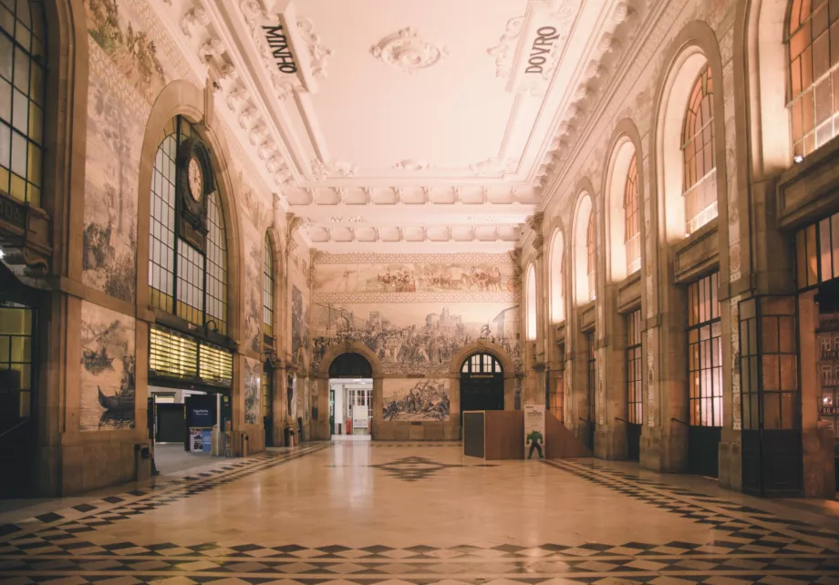 Bahnhof Sao Bento in Porto