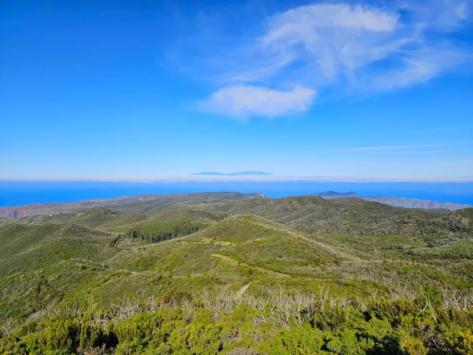 Blick auf die Insel La Palma vom Alto de Garajonay