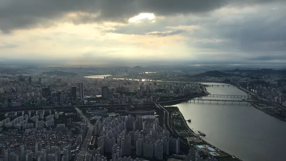 Blick vom Lotte World Tower