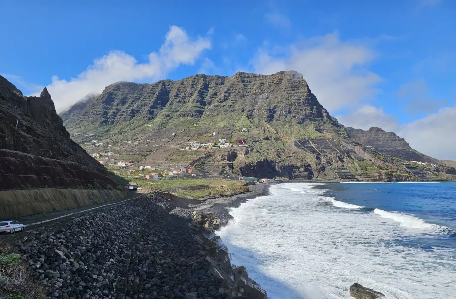 Blick auf das Tal vom Pescante de Hermigua