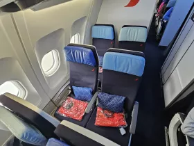 Sitze in der Economy-Klasse, Airbus A330-200