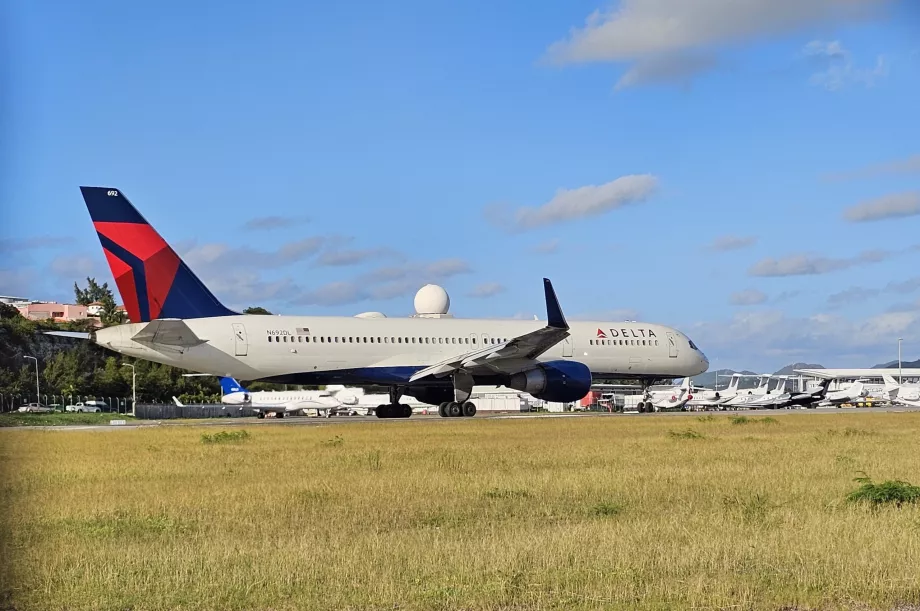 Delta Air Lines fliegt von SXM ab