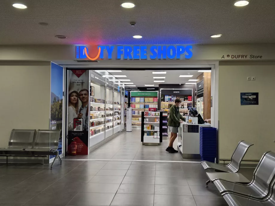 Duty free shop, IOA airport