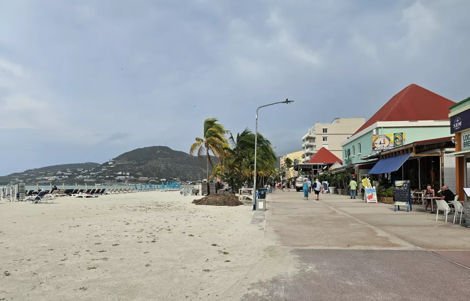 Strand und Promenade, Philipsburg