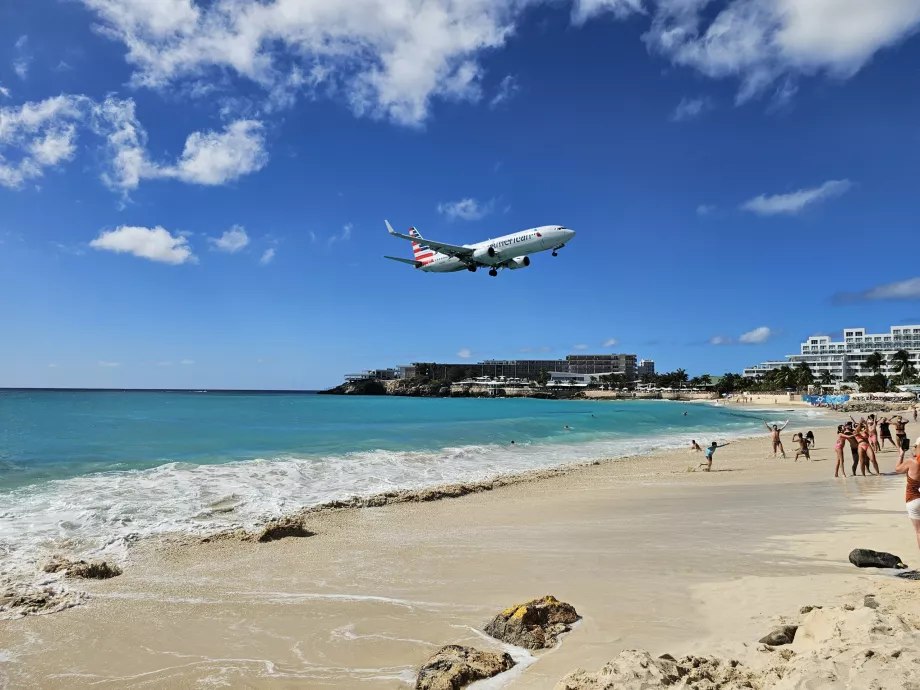 American Airlines auf SXM