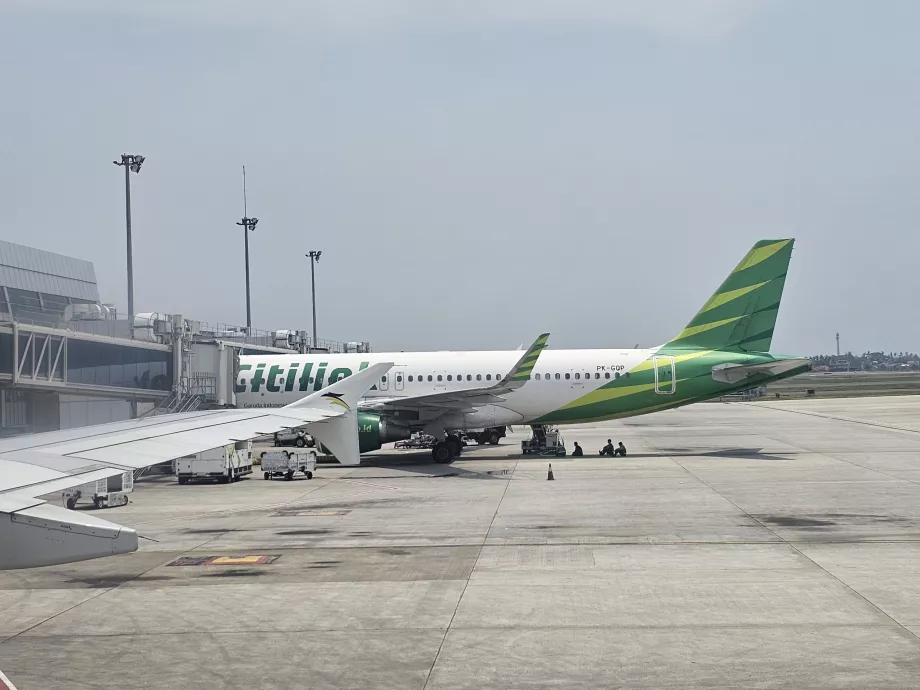 Airbus A320 Citilink am Flughafen Jakarta CGK