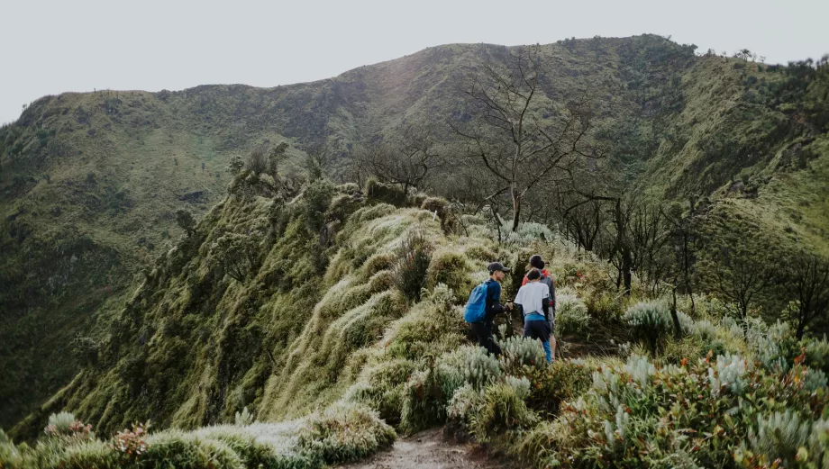 Besteigung des Mount Merbabu