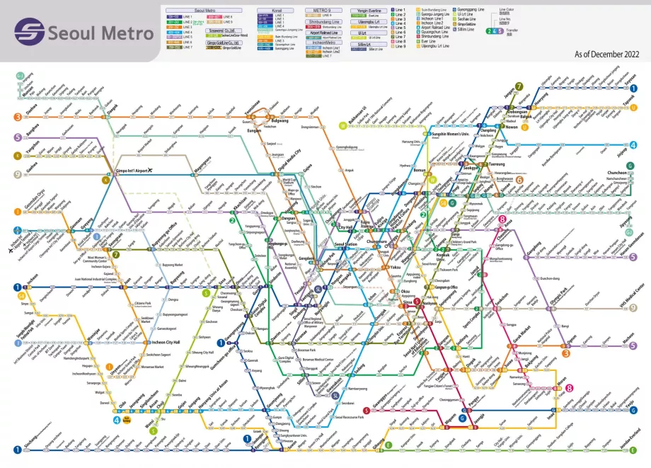 Seoul Metro Karte