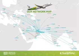SalamAir route map