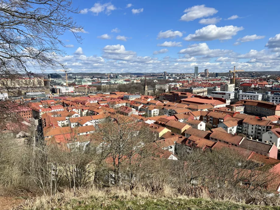 Blick vom Hügel Risåsberget