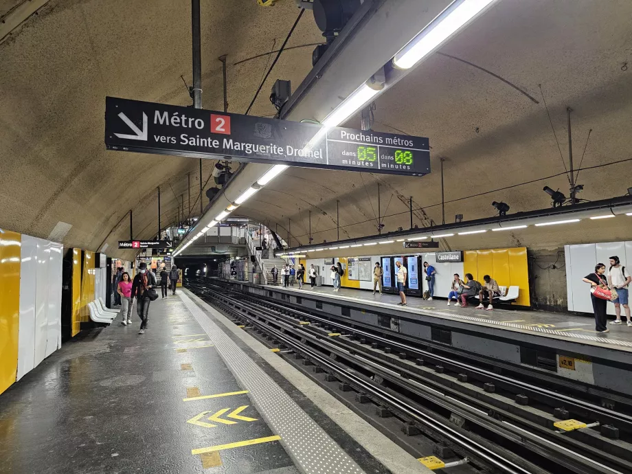 U-Bahnhöfe in Marseille