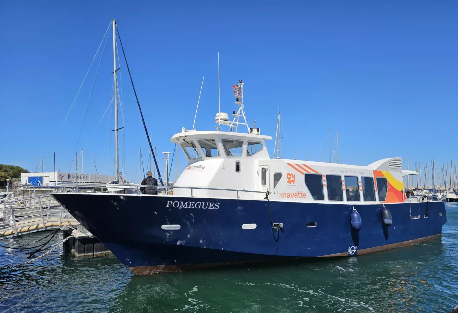 Boot La Navette, Anlegestelle Pointe Rouge