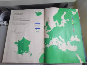 Karte der Reiseziele im Bordmagazin